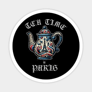 Tea Time in Paris Magnet